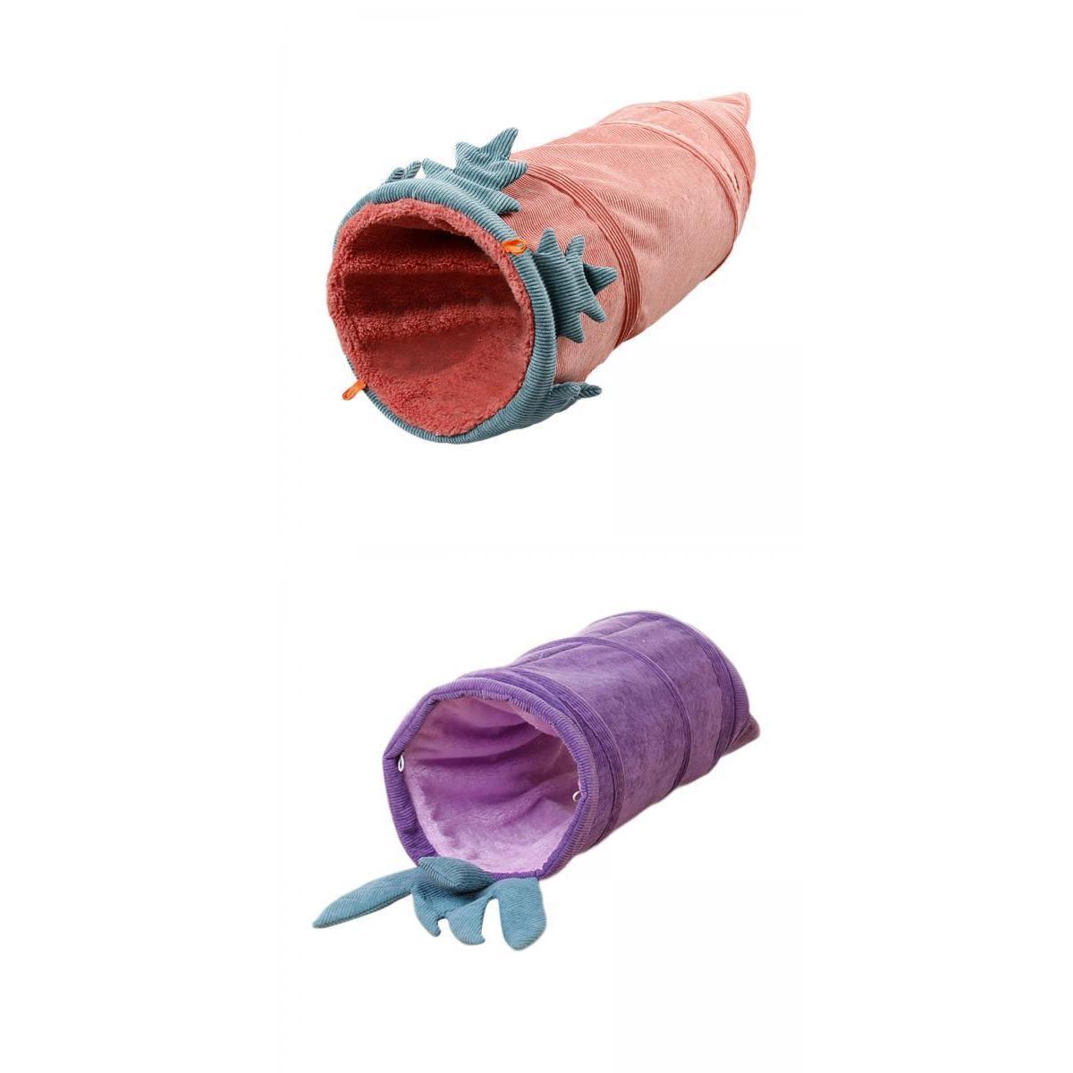 2 Pcs Pets Cats Hamster Tunnel Toys Tube Tent Guinea Pig Hedgehog Mice Rat