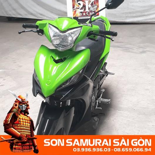 Sơn SAMURAI KUROBUSHI K417* MÀU XANH LÁ CÂY chính hãng dành cho xe máy