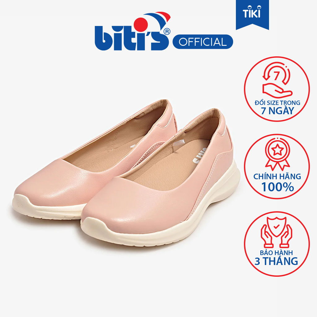 Giày Búp Bê Nữ Bitis Êmbrace - Blush Pink Dbw004500Hol Hồng Lợt - 38