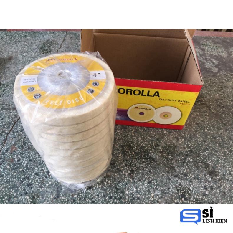 Nỉ đánh bóng kim loại trắng 1 cái