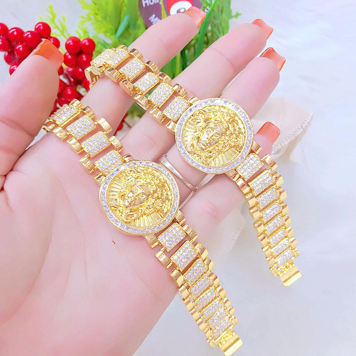 Lắc Tay Nữ Mạ Vàng 18K ( Free Size) Mẫu 152.20.11 ( 01 Vòng )