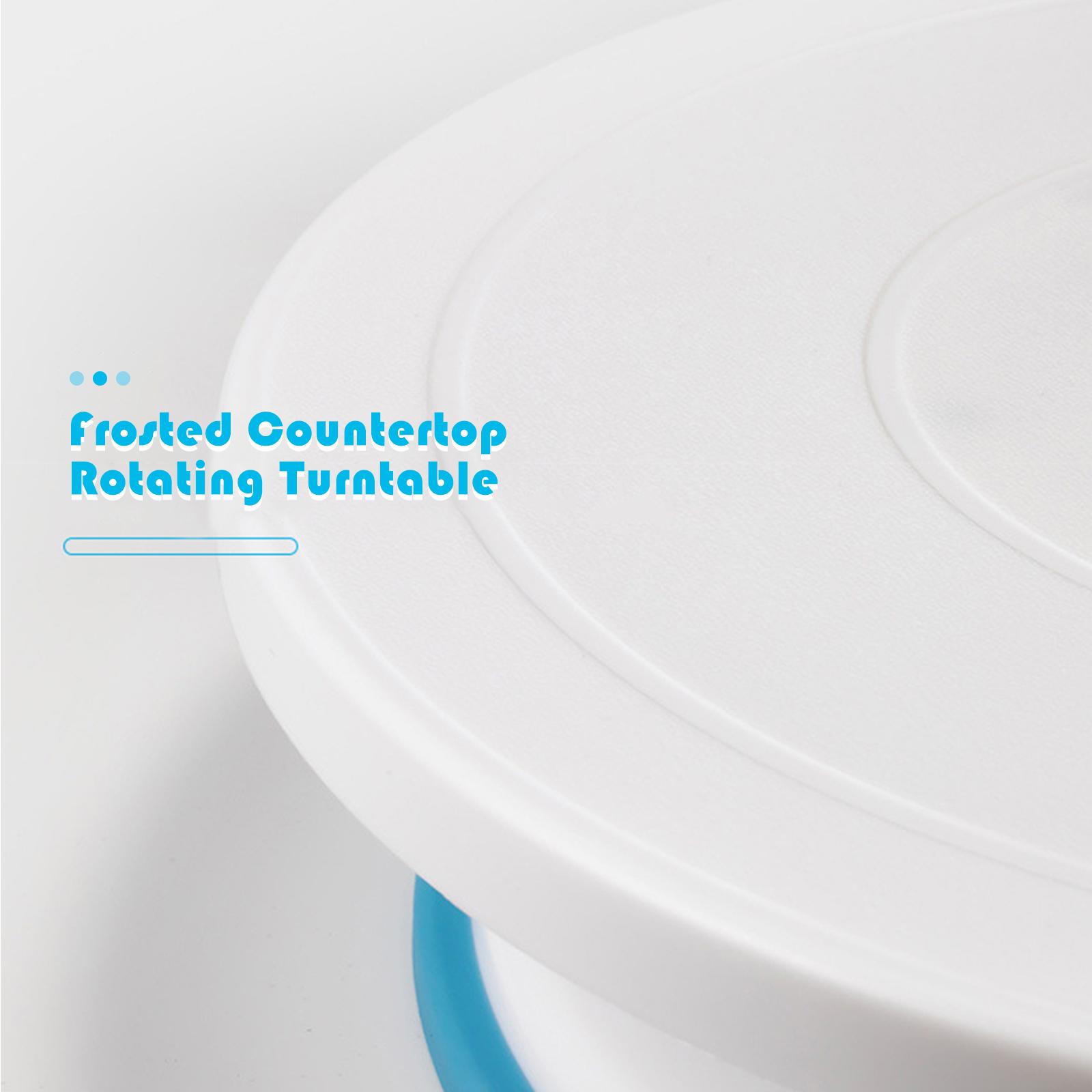 10.8 Inch Cake Rotating Turntable Revolving Cake Stand Non-slip Plastic Cake Display Stand