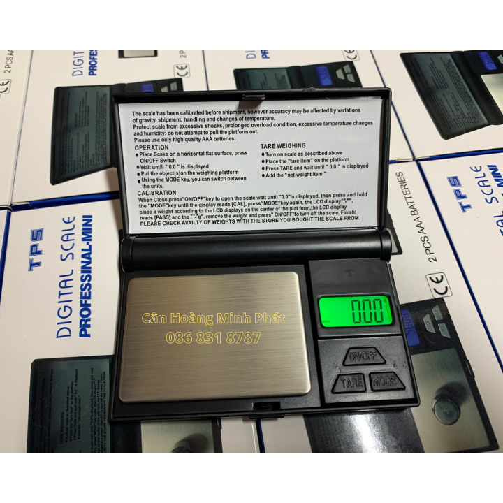 Cân Điện Tử Bỏ Túi TPS-MN 300g/0.01g