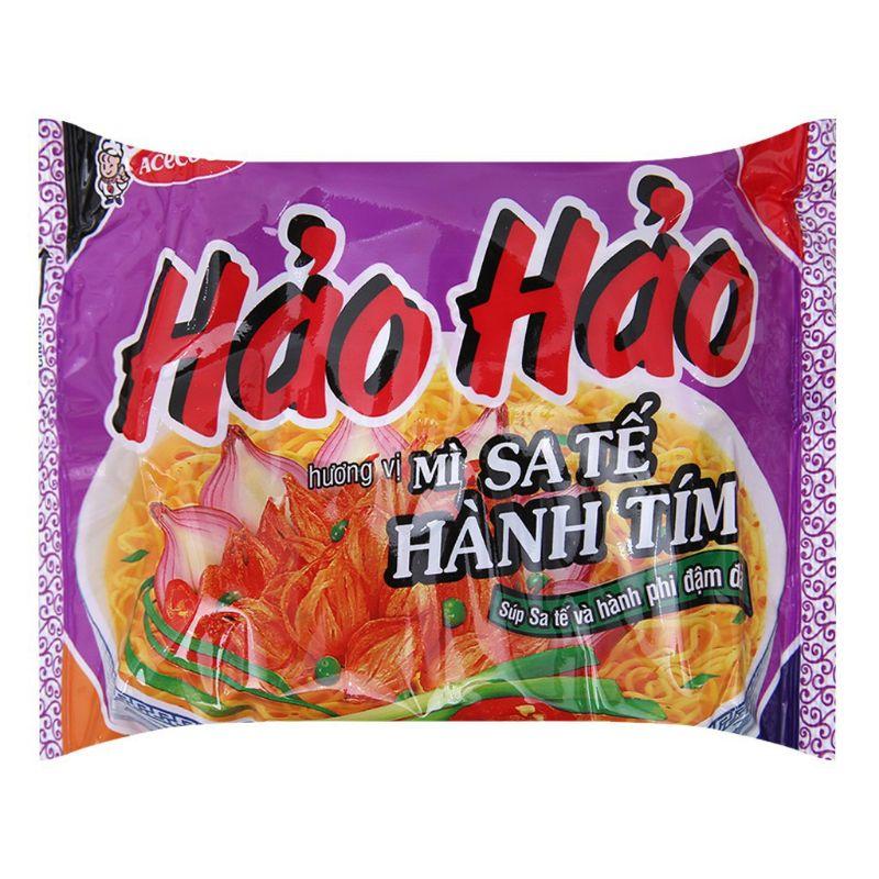 Hình ảnh Mì ăn liền Hảo Hảo Sa Tế Hành Tím (Thùng 30 gói x 75gr)