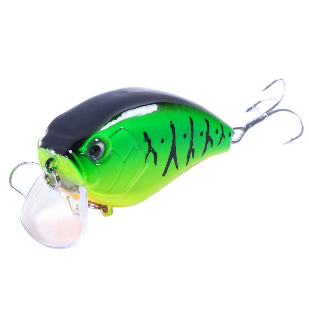 1pcs Colorful Crankbaits Fishing Lure Hard Bait For Bass Trout Perch
