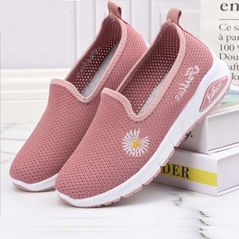 GIÀY LƯỜI NỮ,GIAỲ MỌI NỮ ĐẾ BỆT ,GIAỲ SLIP ON CAO CẤP THOÁNG KHÍ - GN379