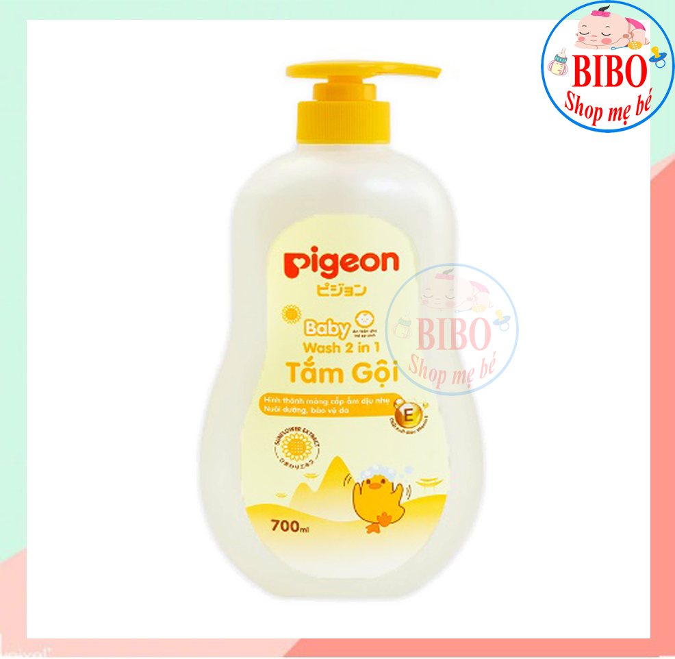 Sữa Tắm Gội Pigeon Có Vòi - Vàng Hương Hoa Hướng Dương