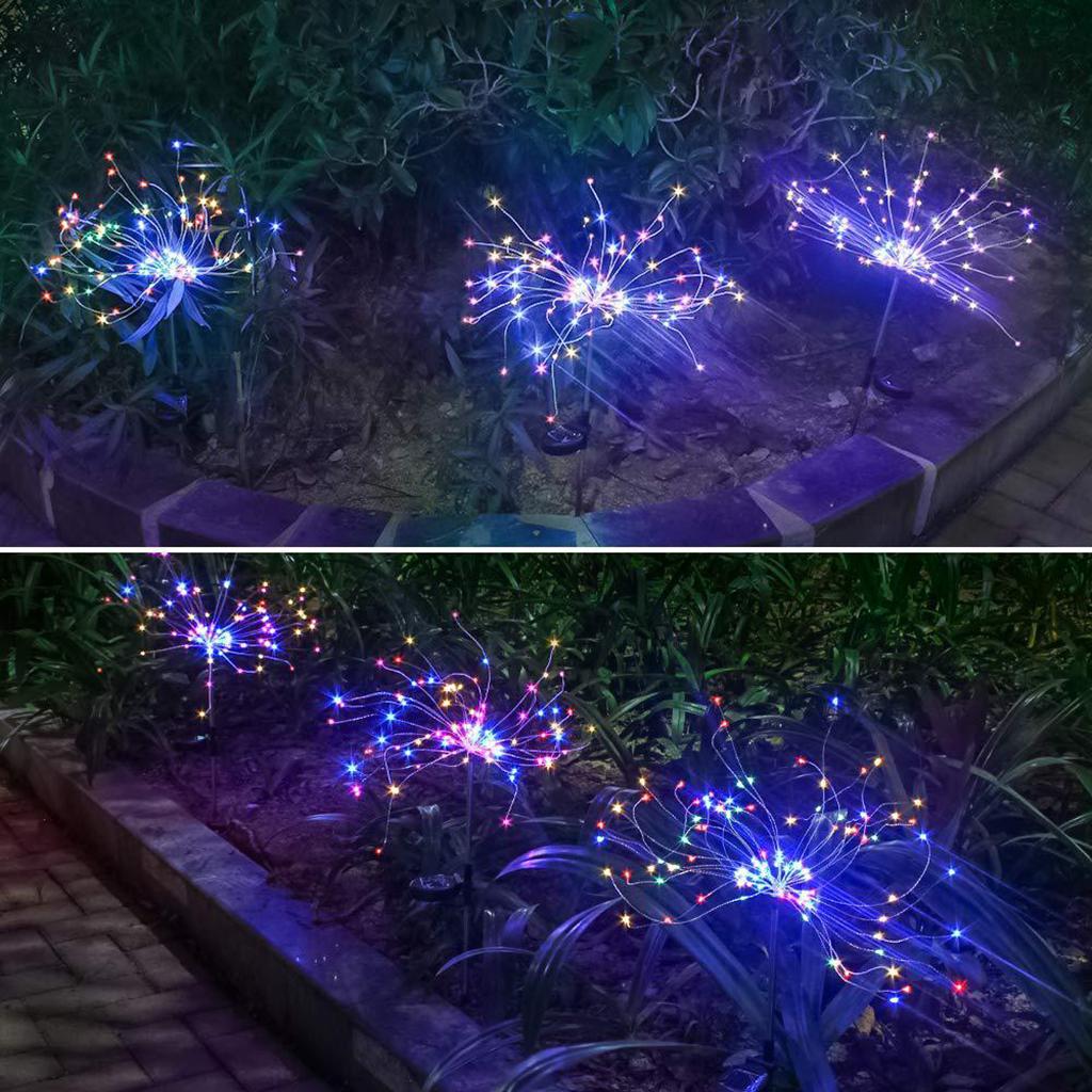 2x Solar Power Patio Lights Branches Lights LED Outdoor Fixtures for Party