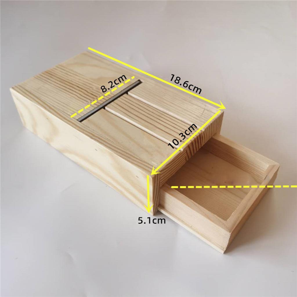 Wood Box Soap Loaf Cutter Beveler Planer for Handmade DIY Candle Making Supplies