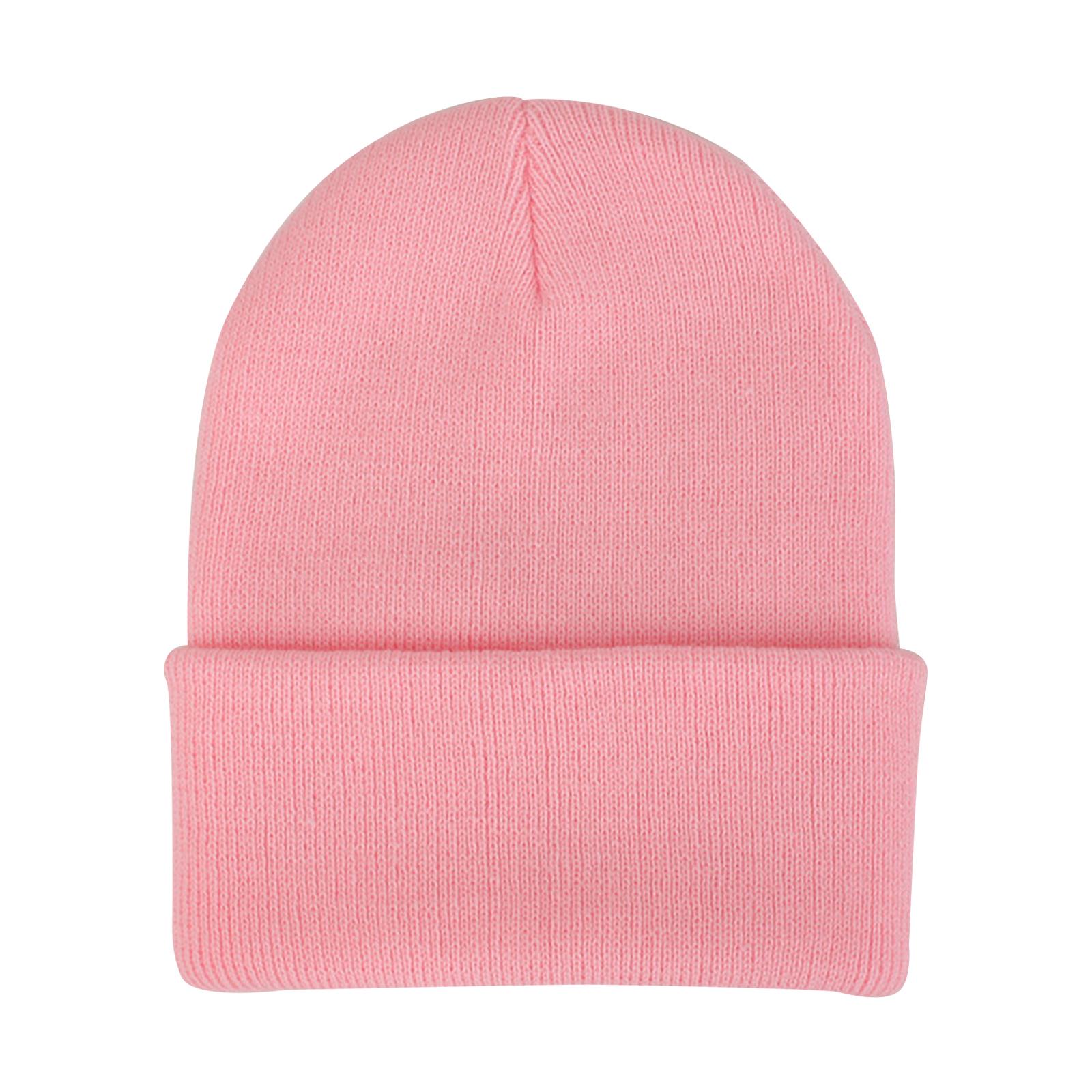 Women Men Warm Hat Winter Knitted Skull Cap Ski Beanie Cap Head Wrap