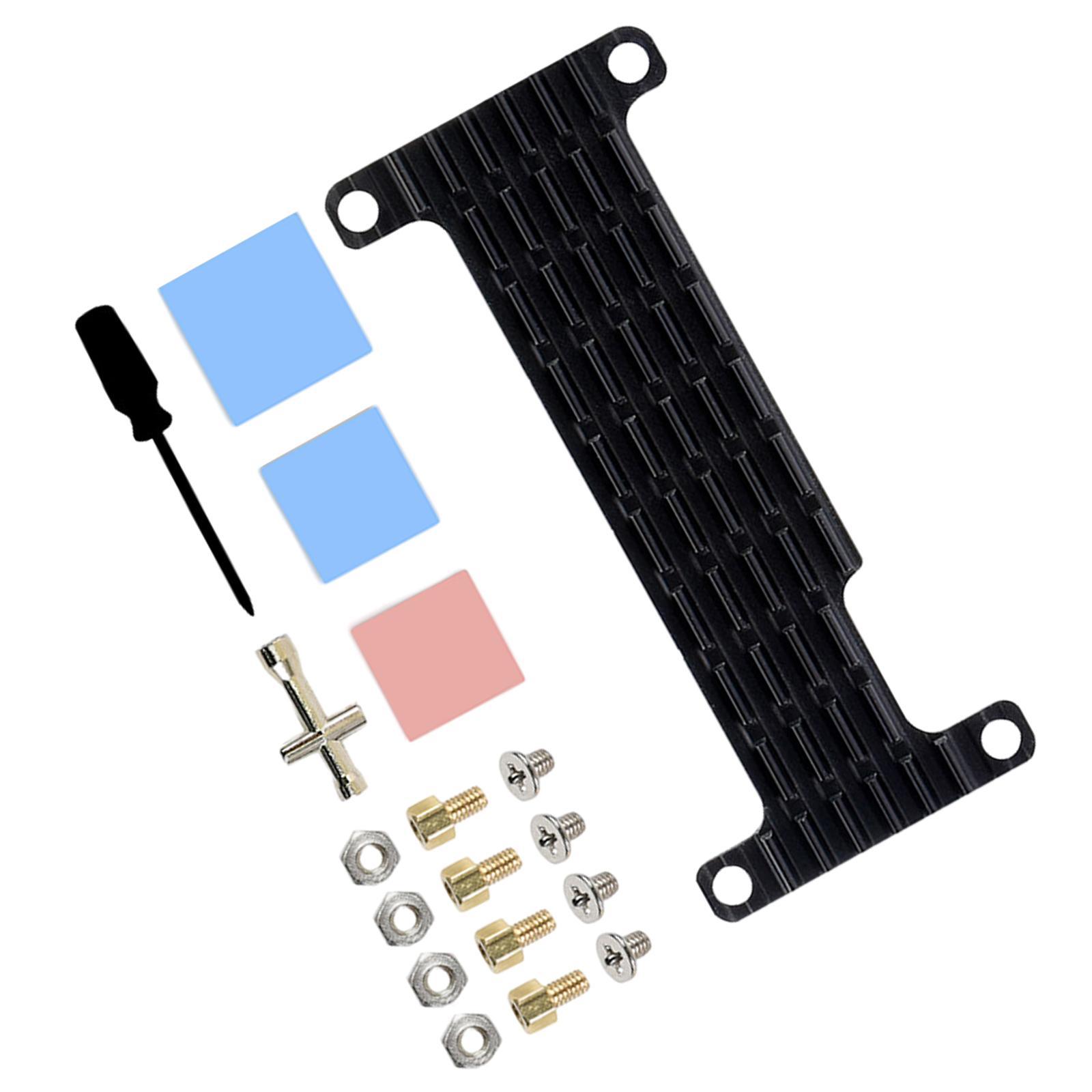 Aluminum Heat Sink Computer Parts Thermal Pad for Raspberry Pi Zero Professional Anti-Corrosion Anti-Oxidation Fast Heat Dissipation