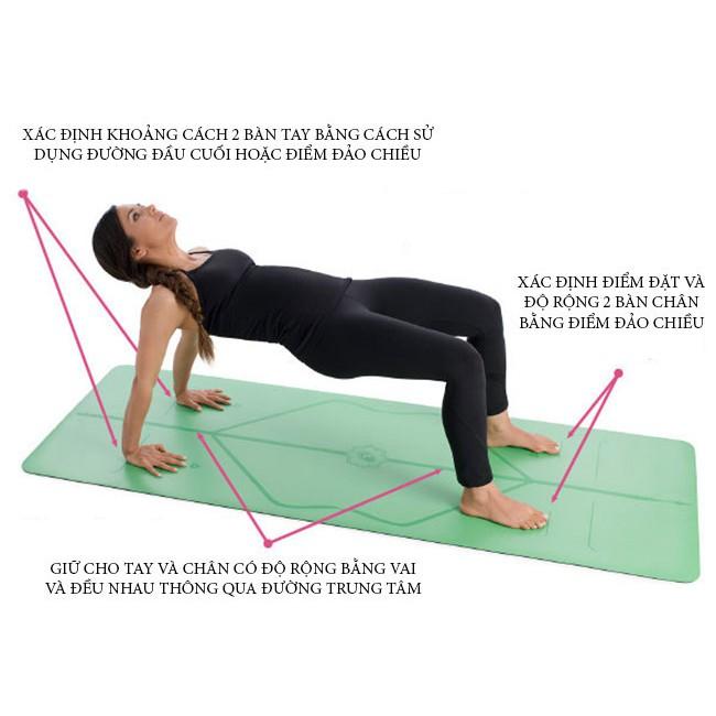 Thảm Tập Yoga, Gym, Thể Dục Cao Cấp Thảm Có Túi Đựng