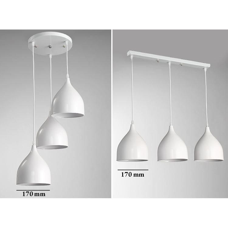 Bộ đèn thả TINGOS trang trí nội thất hiện đại, sang trọng - kèm bóng LED chuyên dụng