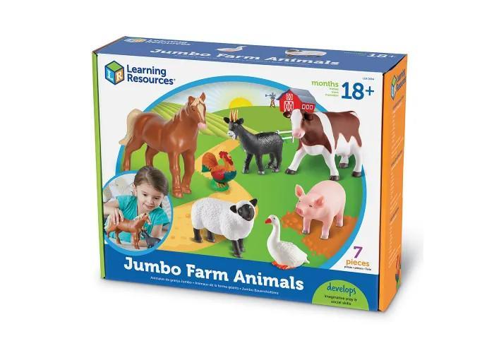 Learning Resources Jumbo Farm Animals