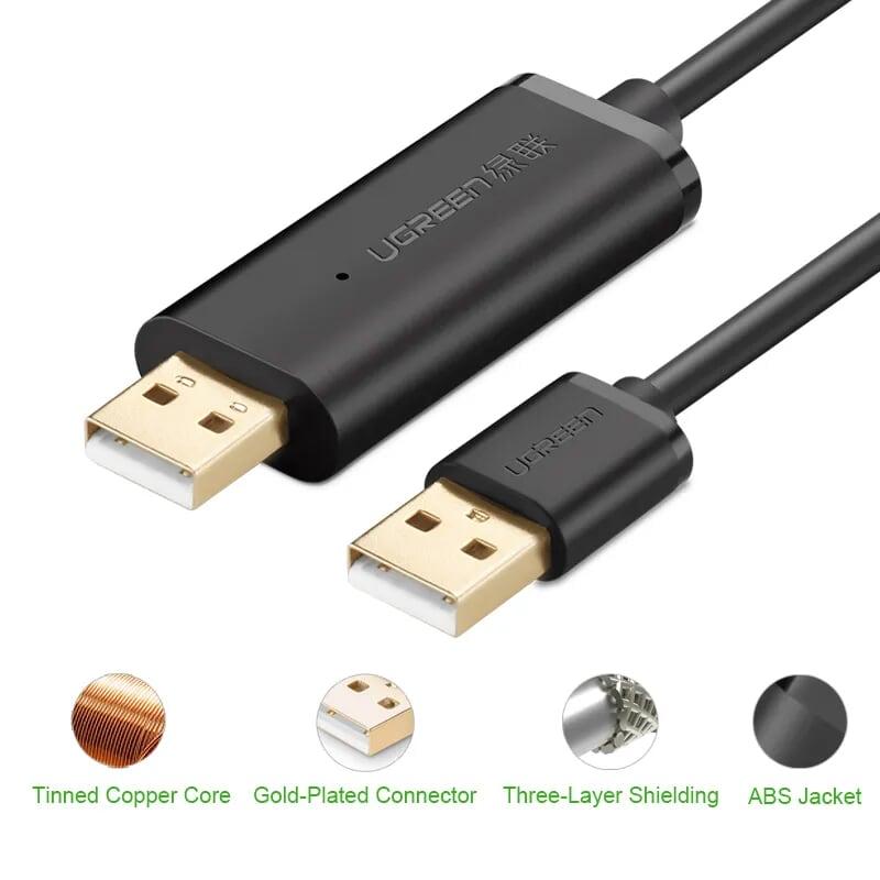 Ugreen UG20233US166TK 2M màu Đen Cáp tín hiệu nối dài USB 2.0 có chip khuếch đại cao cấp - HÀNG CHÍNH HÃNG