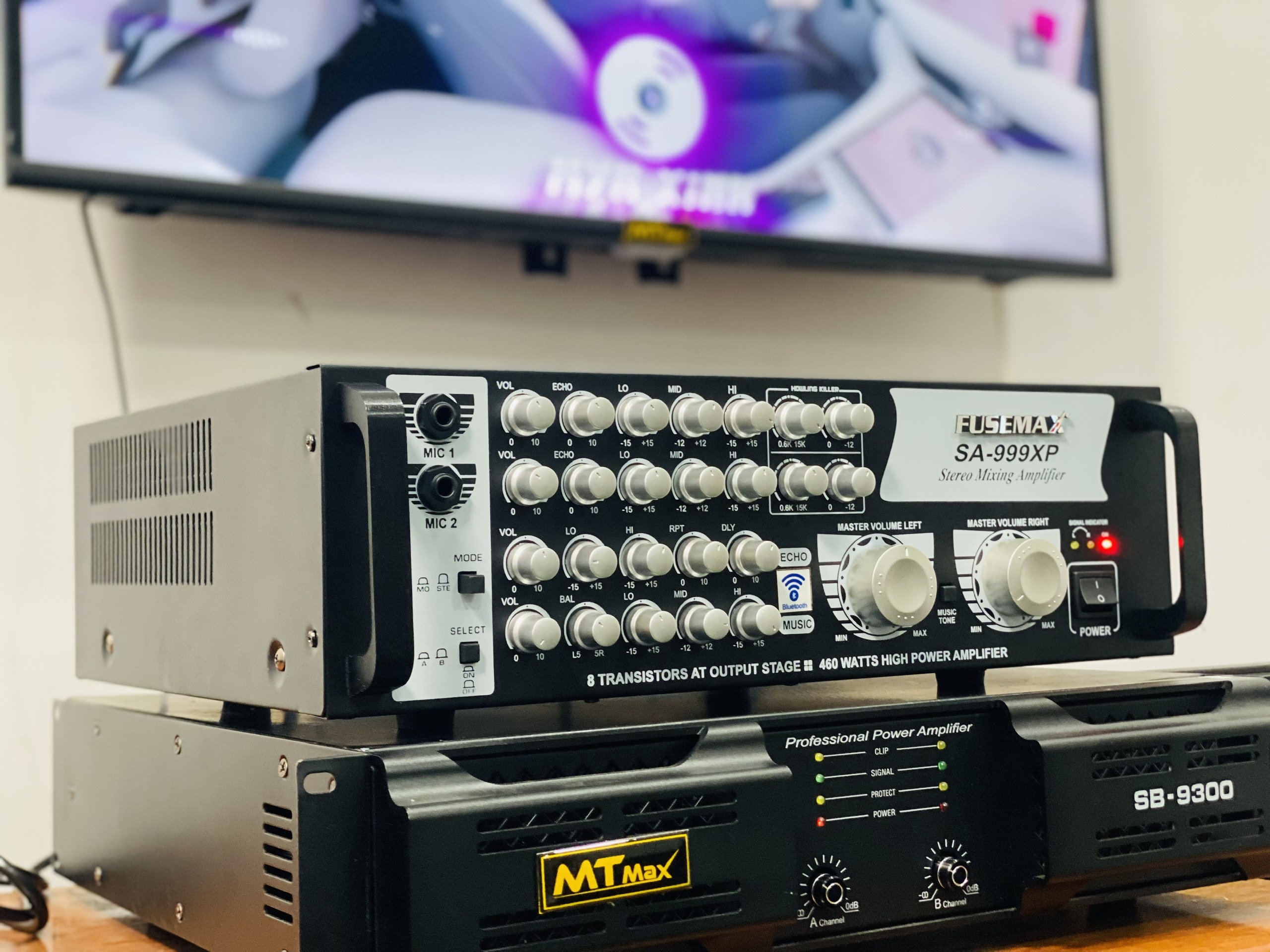 Amply Kỹ Thuật Số Chất Lượng Cao MTMAX SA 999XP, Công Suất 800W Mạnh Mẽ, Chuyên Dùng Hát Karaoke, Các Sự Kiện Lớn, Hàng Chính Hãng