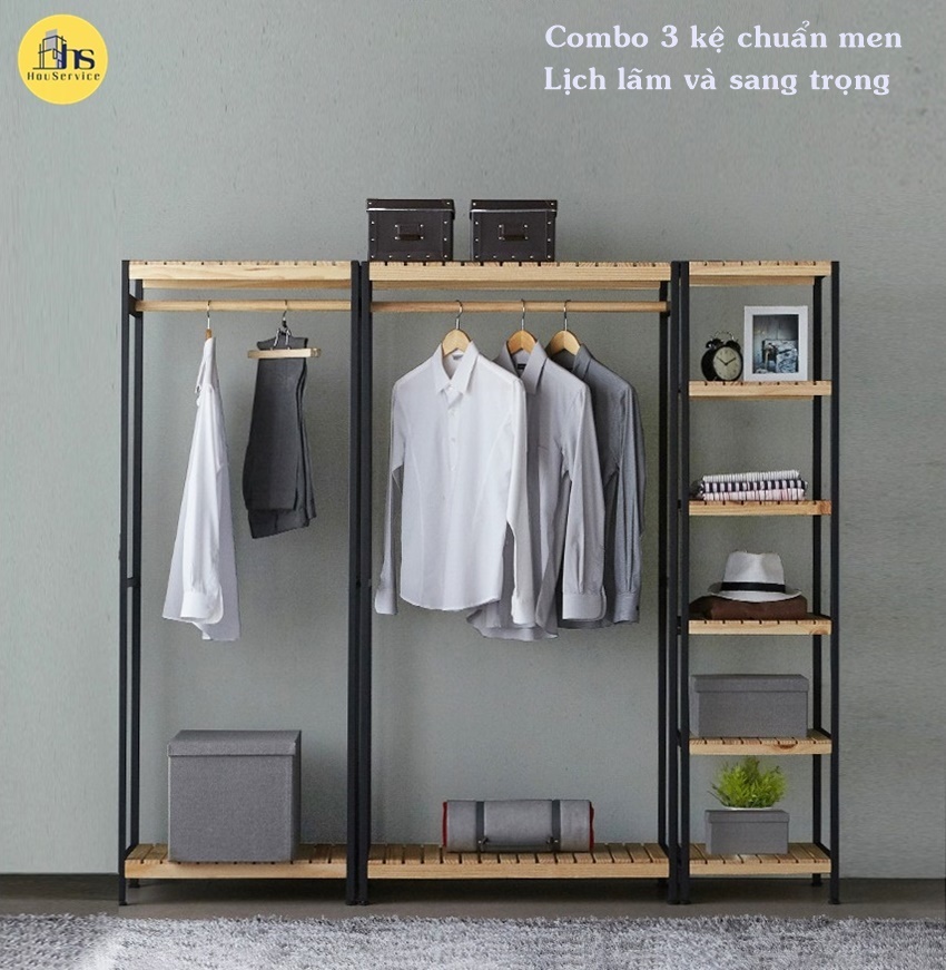 Kệ treo quần áo size L, Đơn giản, Tinh tế và sang trọng, sản phẩm xuất khẩu Hàn Quốc, đạt chất lượng Hàn Quốc