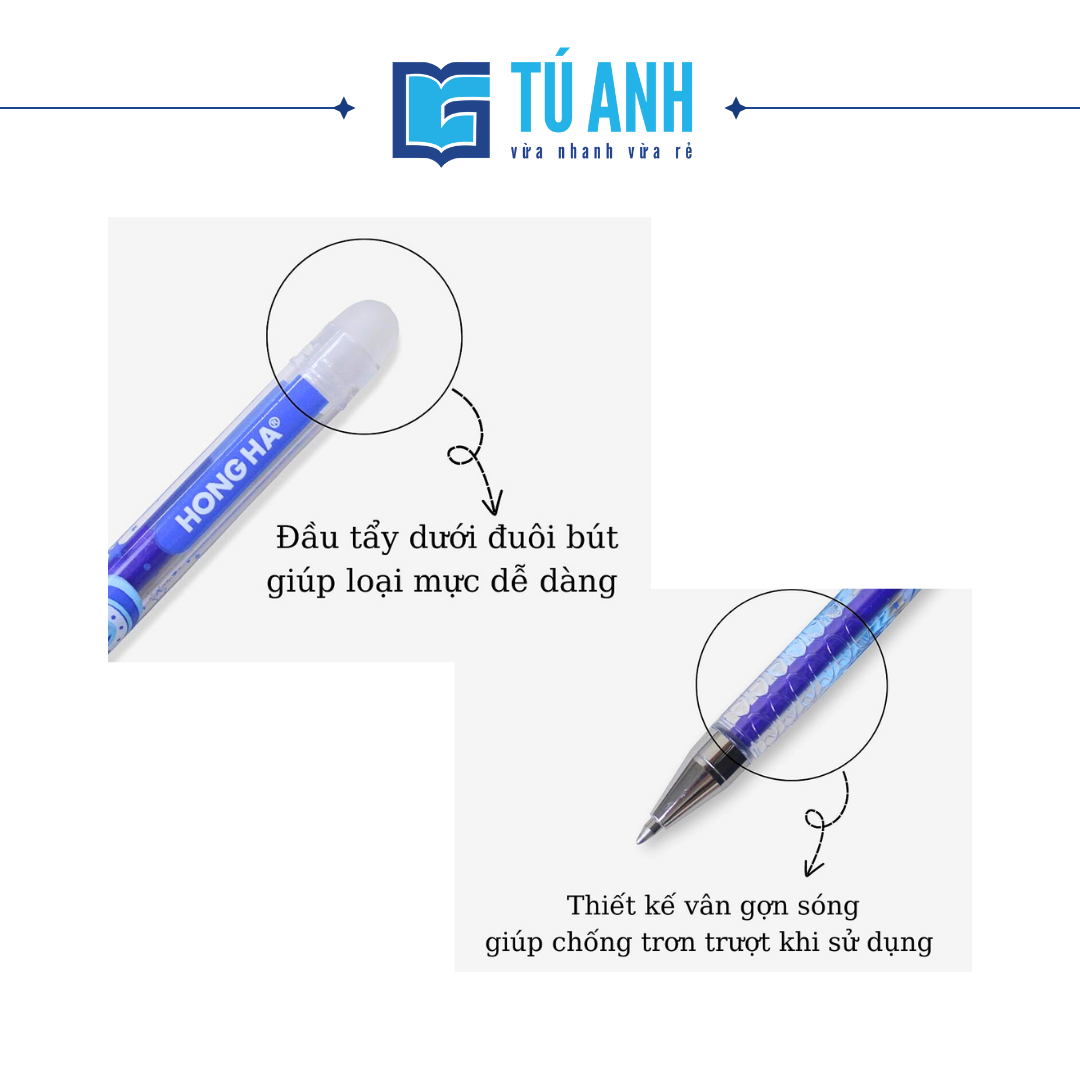 Bút mực gôm Hồng Hà 2751