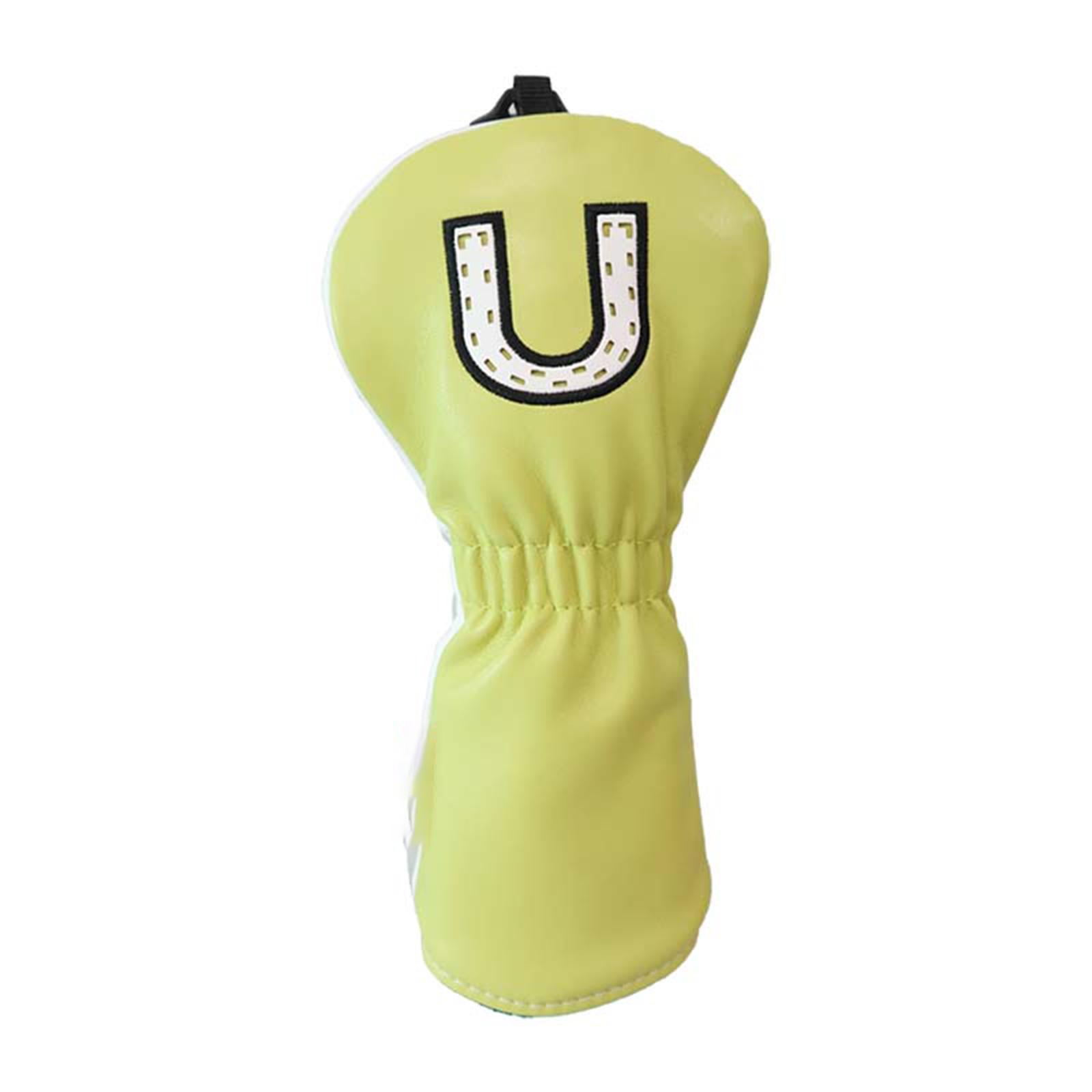 3Pcs PU Wood Golf Head Covers Men Women Universal Golf Club Head Covers
