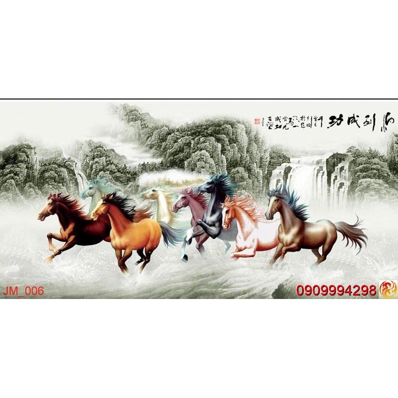 TRANH DÁN TƯỜNG 3D MÃ ĐÁO THÀNH CÔNG