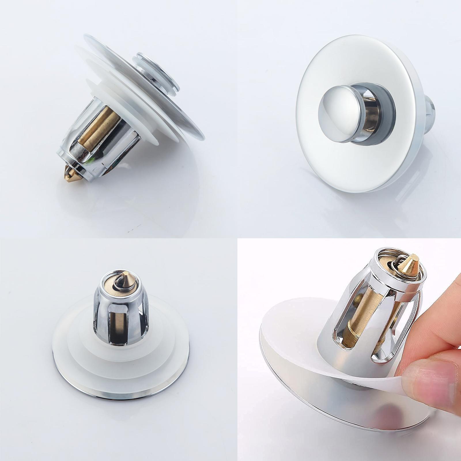 Nút lọc chìm có thể bật lên bồn rửa mặt lavabo nhà tắm bằng thép không gỉ, ngăn tóc và vật thể lạ, thoát nước