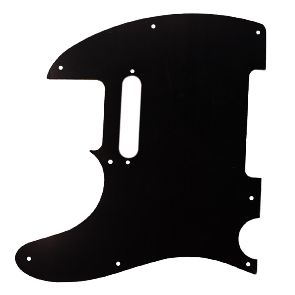 Electric Guitar Pickguard Guitar Pickguard Plate Replacement Black for TL