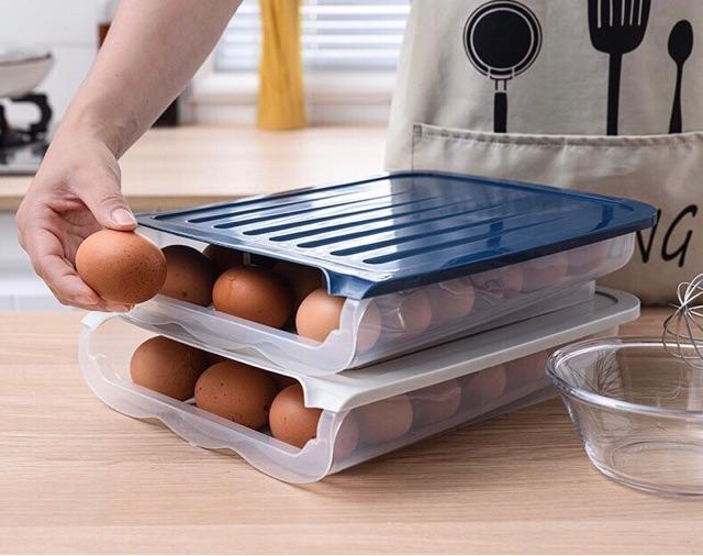 Khay Để Trứng Thông Minh Tiện Lợi 18 Ô Mẫu Mới 2020