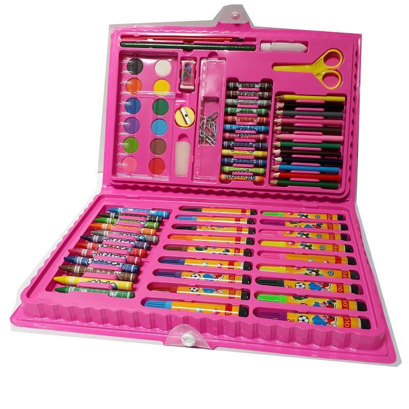 Bút màu 150 chi tiết đặc sắc màu cho bé gái thỏa sức sáng tạo ( màu hồng)-Gia dụng Nam Định