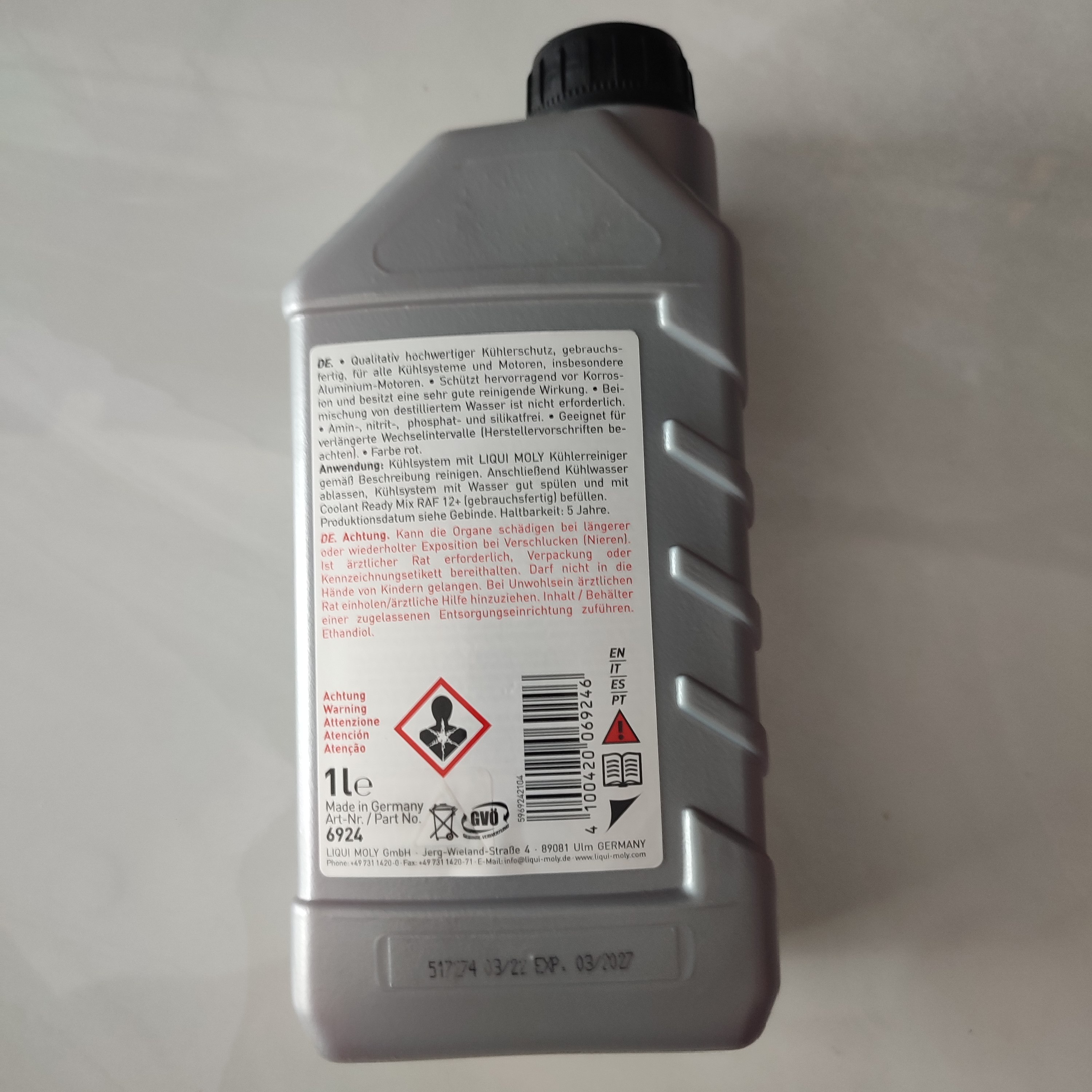 NƯỚC LÀM MÁT ĐỎ LIQUI MOLY