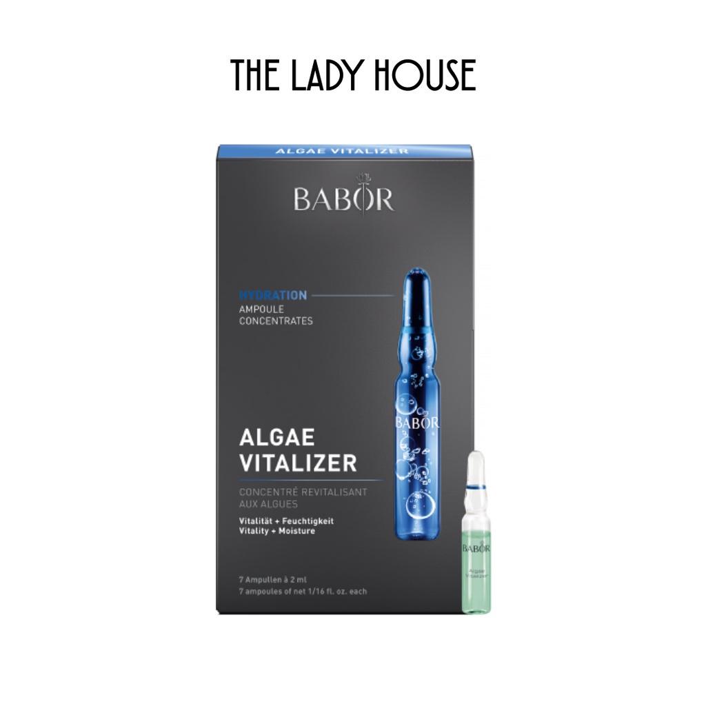 Tinh chất Ampoule cấp ẩm, thải độc tố hỗ trợ làm sáng da Babor Algae Vitalizer - 7 ống x 2 ml