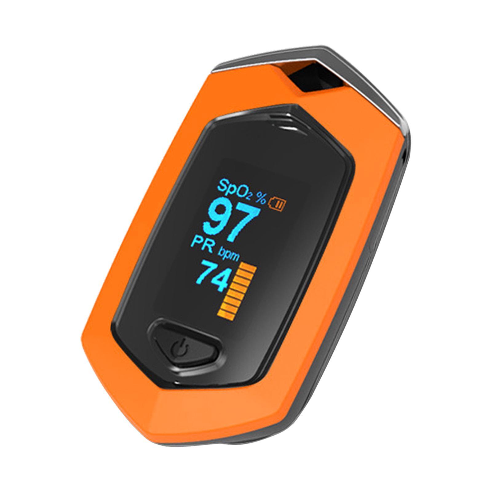 Digital Fingertip Pulse Oximeter One Key Start Mini for Outdoor Sports