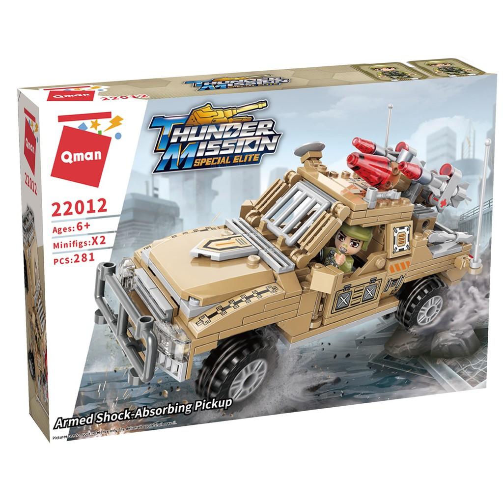 Bộ Đồ Chơi Xếp Hình Thông Minh Lego Qman 22012 -Xe bán tải cơ động nhanh