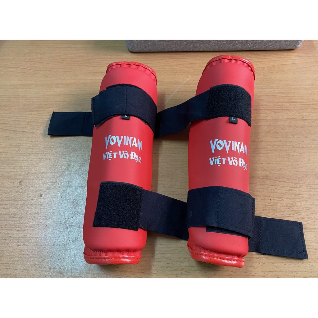 Bảo hộ ống quyển tay chân môn VOVINAM cao cấp có 2 màu xanh đỏ bán t heo bộ 4 món