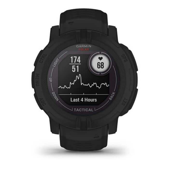 Đồng Hồ Thông Minh Garmin Instinct 2 Solar Tactical - Màu Đen - Hàng Chính Hãng