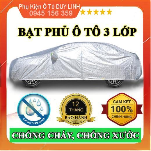 Bạt phủ toàn xe 3 lớp chống xước , chống nắng , chống cháy cho xe ô tô