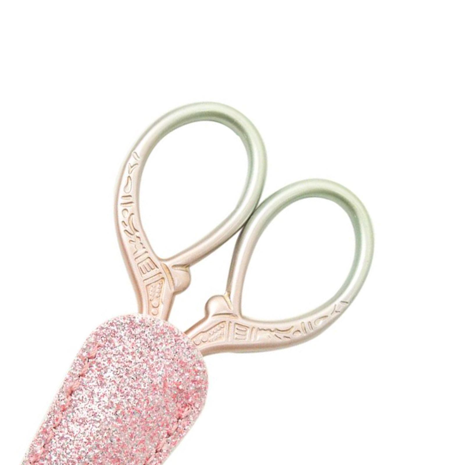 2Pcs Embroidery Scissors with Cover Cross Stitch DIY Sewing Tool Scissor