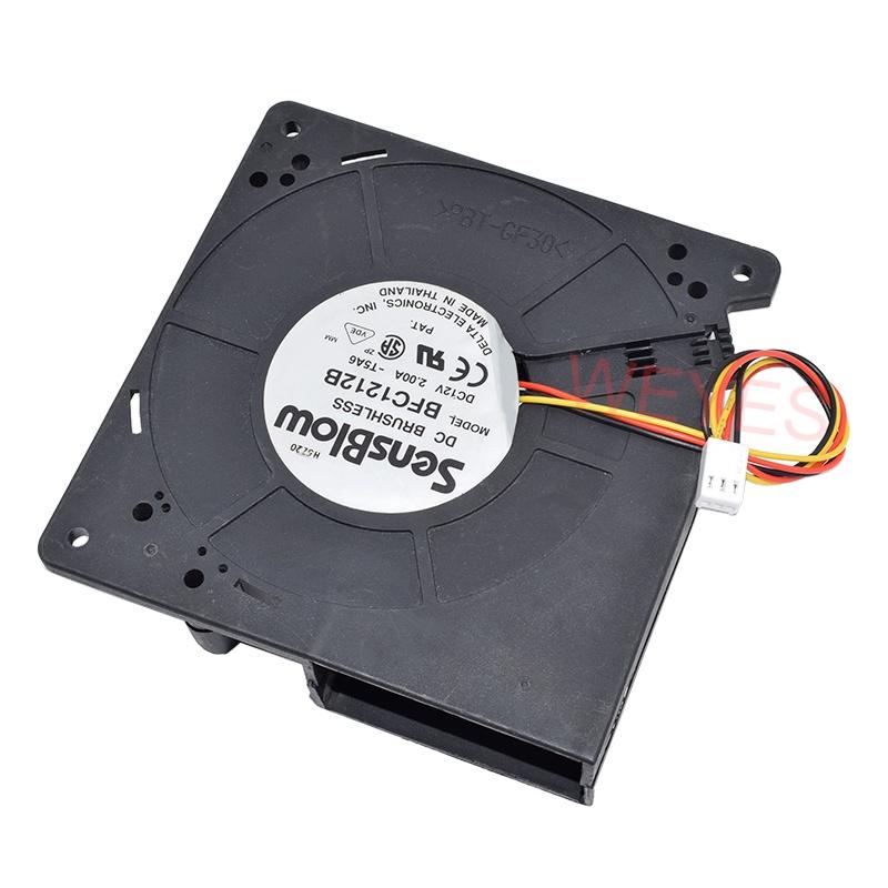 Quạt tản nhiệt 3 dây BFC12B -T5A6 DC12V 2.00A 2A 12CM mới