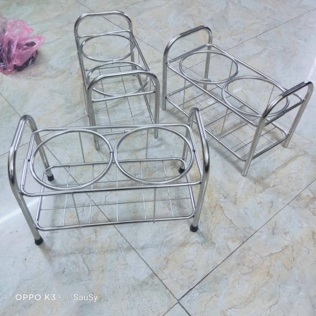 Chân Kệ Inox đặt Phích nước tròn 2 lít