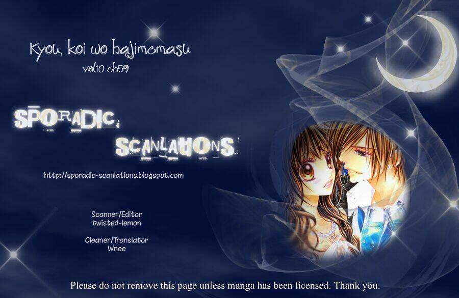 kyou, koi wo hajimemasu - mộng mơ đầu đời chapter 59 1