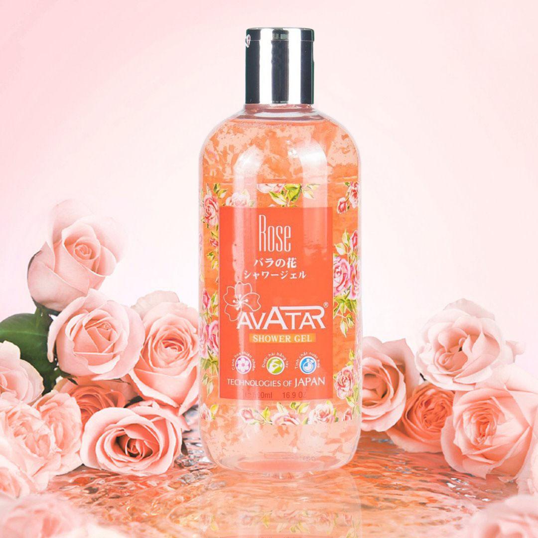 Gel Tắm Avatar Rose Hương Hoa Hồng 500ml