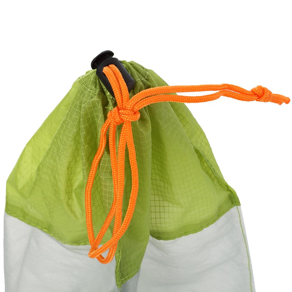 Drawstring Stuff Mesh Sack Storage Bag for Travel Camping Hiking