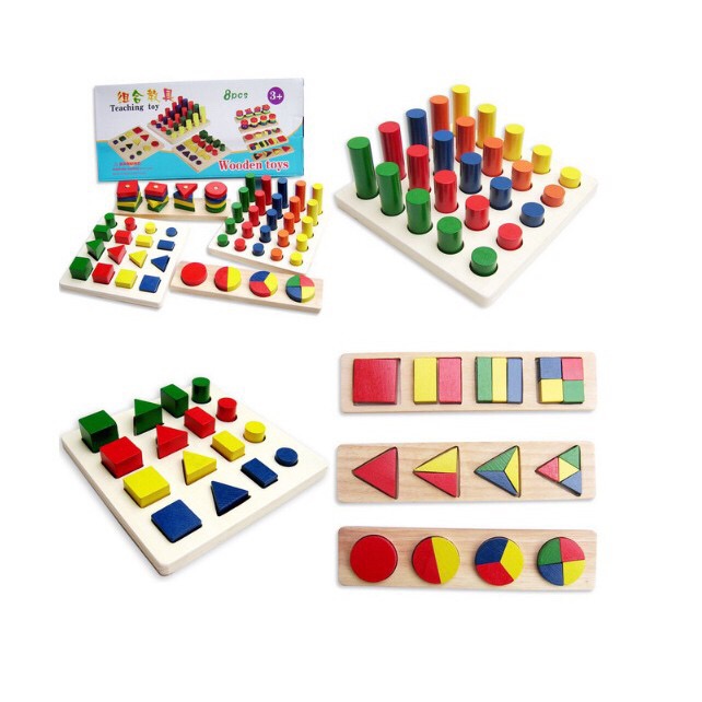 Bộ giáo cụ Montessori 8 món - TotdepreHH1045