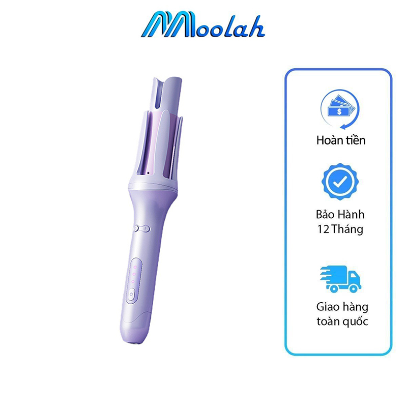 Máy Uốn Tóc Tự Động Xoay 360 Độ Mini Cao Cấp 3 In 1 Máy Làm Tóc Xoăn Tự Xoay Kiêm Máy Ép Tóc Duỗi Tóc Ion Âm Tiện Dụng 3 Mức Nhiệt Phù Hợp Nhiều Kiểu Tóc Tự Động Ngắt Khi Quá Nhiệt