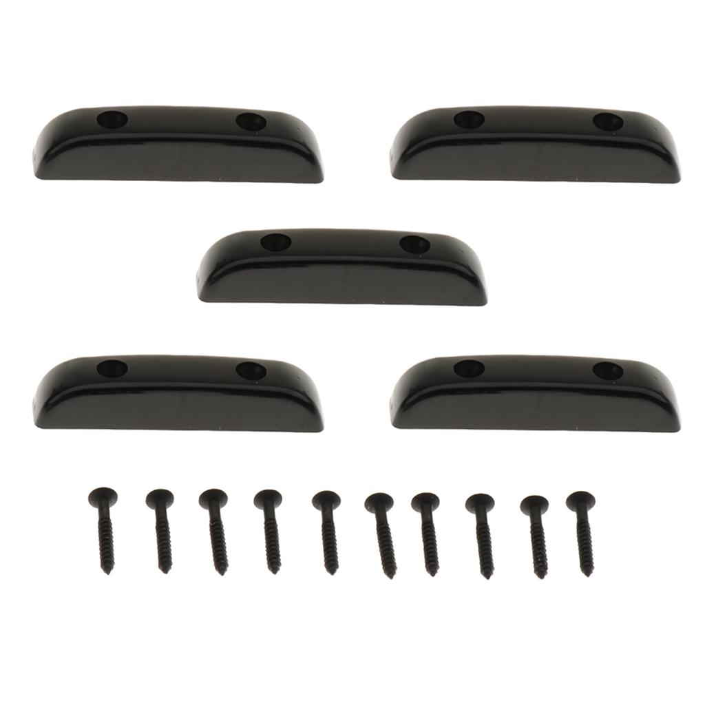 Sunnimix 5 Của Bộ Nhựa Bass Thumbrest Ngón Tay Cái Còn Lại Với Ốc Vít Cho Phần Bass