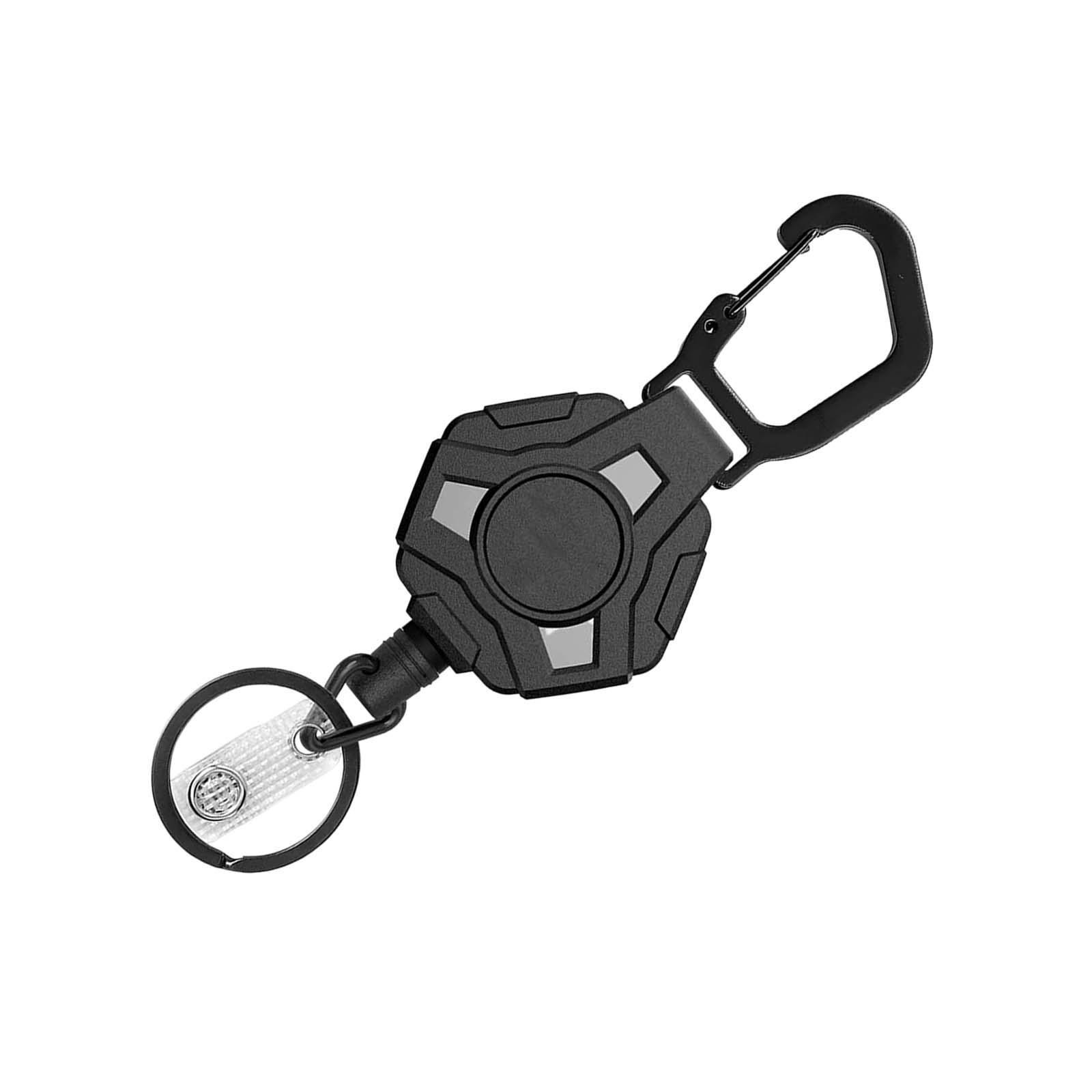 Retractable Keychain Storage Hook Outdoor Carabiner for Picnic Outdoor