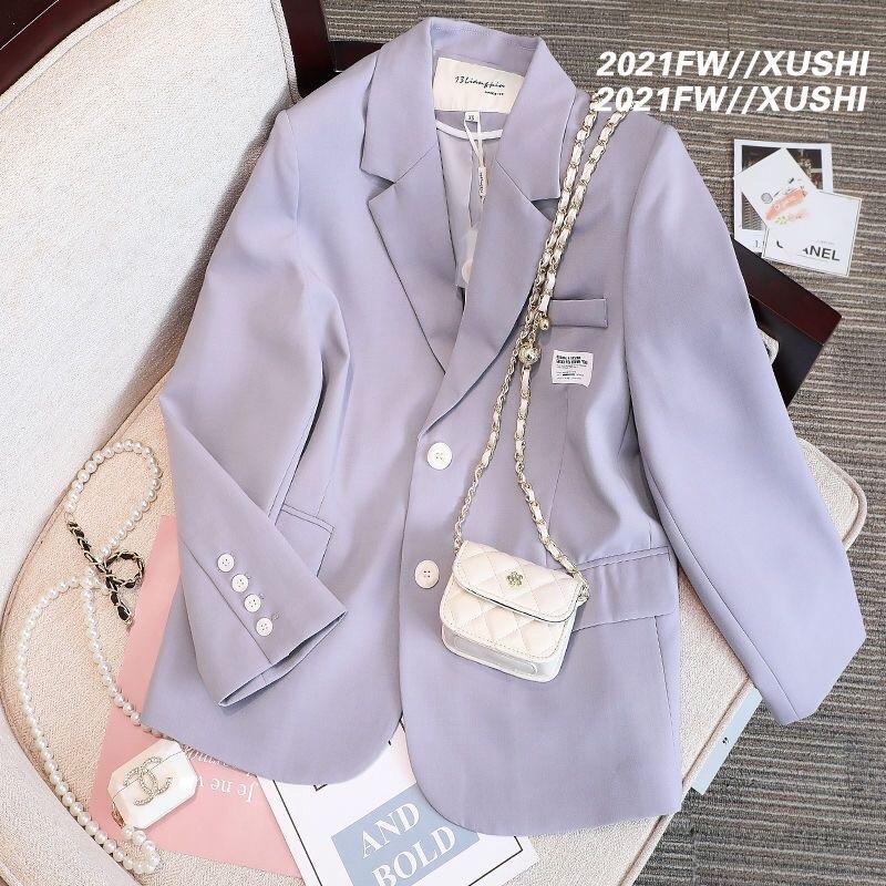 Áo Khoác Blazer Nữ Dáng Suông Phong Cách Hàn Quốc Mẫu Mới Mã RB075