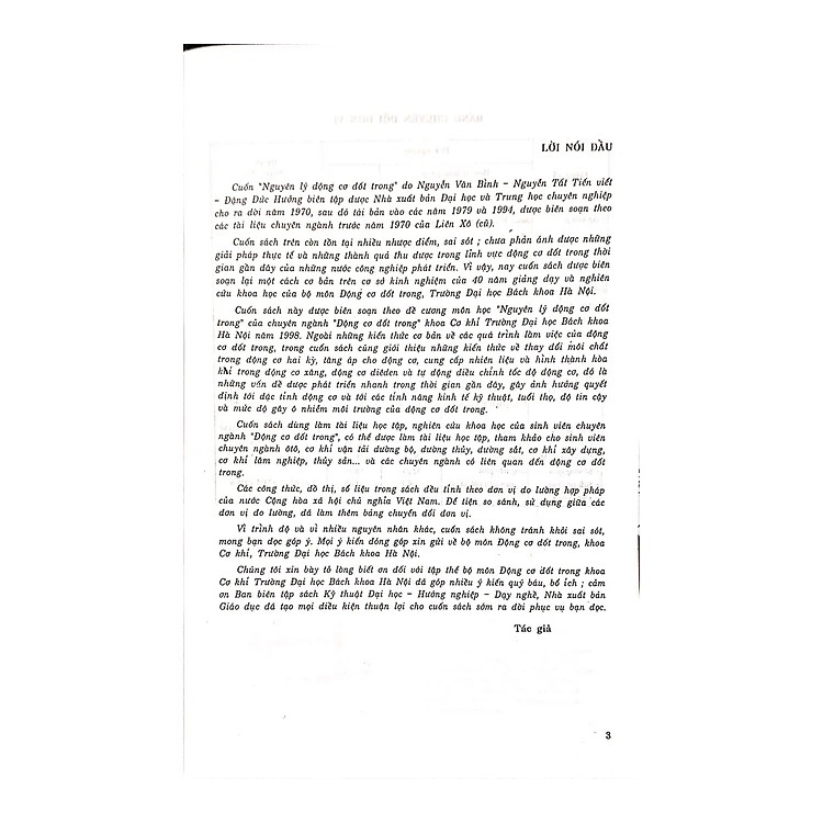 Sách - Nguyên Lí Động Cơ Đốt Trong