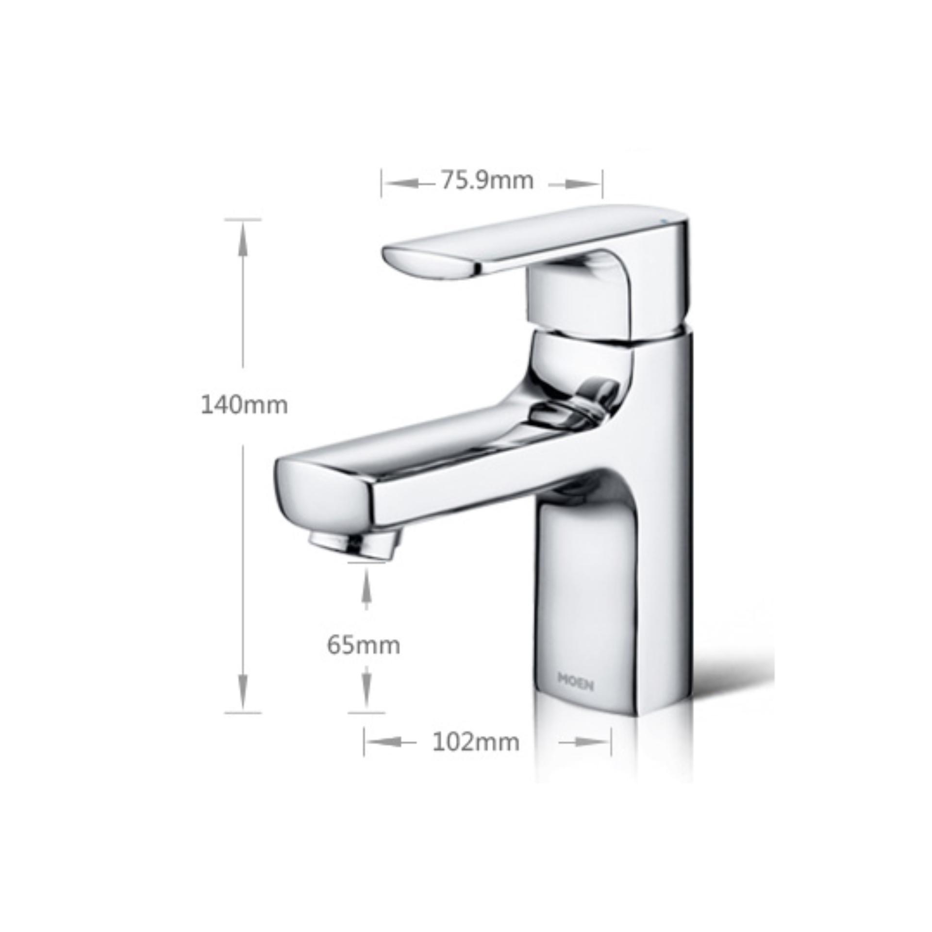 Vòi chậu lavabo nóng lạnh xả nhấn Moen - V21121