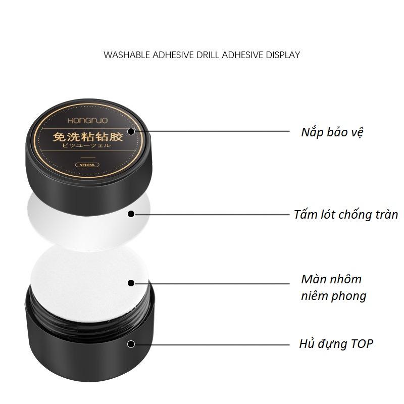 Hủ Top Gel Mini Đa Năng 8ml