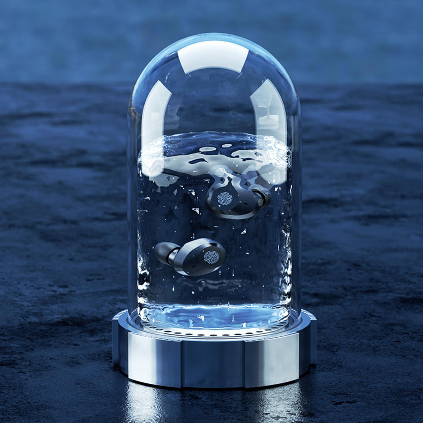 IPX7 Waterproof Wireless Headphones Earbuds LED Display HiFi 1200mAh Battery Noise Cancelling Earplugs for Sports Gym Smartphones Laptop PC